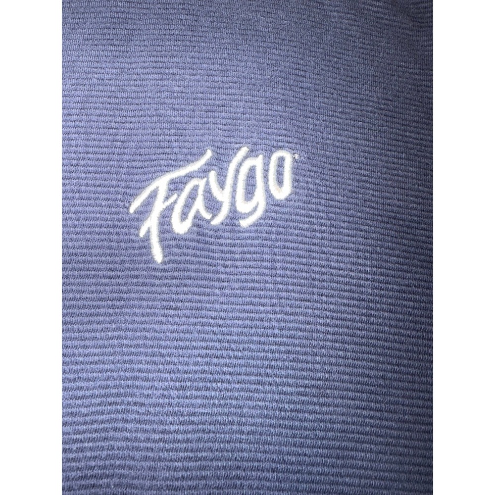 Time Out Faygo Crewneck Sweatshirt Navy Blue Ribbed 2XL 100% Cotton